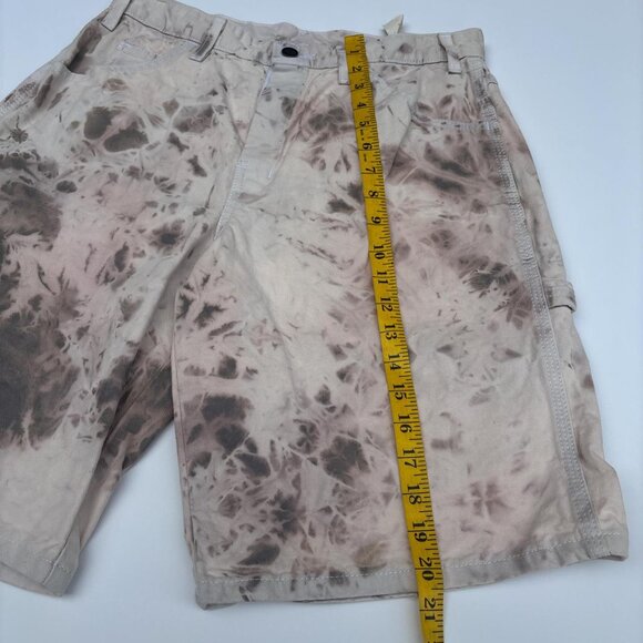 Dyed Dickie Sherwin William Shorts Mens 32 Painter Whites Grunge Artsy - Picture 8 of 8